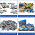 HUADADA Puzzles for Kids Ages 4-8, 100 Piece Construction Vehicles Educational Jigsaw Puzzles for Boys and Girls