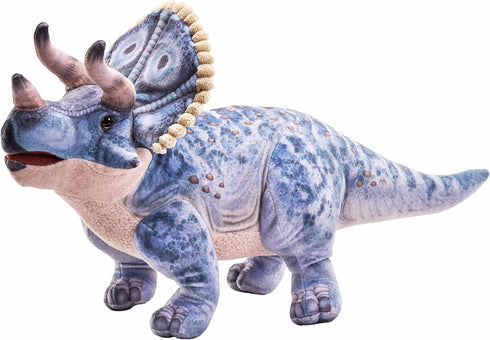Wild Republic Artist Collection, Triceratops Dinosaur Plush Toy, 15 inches, Gift for Kids, Fill is Recycled Bottles