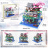 STMIGAIBLOCKS 3320PCS 14+ Peach Blossom Pond Bonsai Tree Building Block Kit,Chinese Sakura Architecture Micro Mini