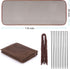 Child Safety Net - 10ft L x 2.5ft H, Sturdy Mesh Fabric Material for Kids/Pet/Toy, Balcony, Patios, Railing (Brown)