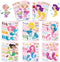 24 Sheets Mermaid Stickers, Make Your Own Mermaid Stickers for Kids Party Favors and Classroom Rewards