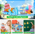 100PCS Set 3 4 5 6 7 8 9 10 ToyUnited Magnetic Blocks - Build Pirate-Ship World - Magnetic Building Cube Stacking, STEM