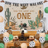 1 1st How The West Was One Year Old Party Decorations, Western First Birthday Decorations, Cow Print Green Brown