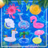 Blovec Inflatable Drink Floats, 8 Pack Inflatable Drink Holders, Cup Coasters for Summer Pool Party