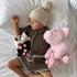 5Pcs 16 Inch Mommy 4 Pig Stuffed Animal, Pig Plush with Soft Cuddly Baby Piggy Plushies in Mother Pig's Belly, Kawaii