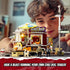 Set 515 FUNWHOLE Chili Dog Trailer Lighting Building Bricks - Street Fusion City Town Hot Food Truck with LED Light