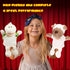 Easfan Puppy Hand Puppet Soft Toy, Interactive Storytelling Dog Toy for Kids, 12.5 Inches for Creativity