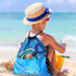 Set 11Pcs Set, 3+ HaiLeTao Beach Toys for Kids -Collapsible Sand Bucket&Mesh Beach Bag and Shovels Sand Rake Toy Animal
