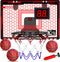 HopeRock Indoor Basketball Hoop for Kids, Over The Door Mini Hoop with LED Scoreboard