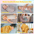 Sublaga 3Pcs 47x47 3Pcs 20x10 Baby Muslin Swaddle Blankets for Boys Girls + Muslin Baby Burp Cloths, Baby Swaddle