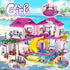 Pink Girls Summer Villa Friends Building Set | 1018 PCS Compatible with Lego Friends | Educational Toy for Kids Age 8-12