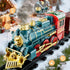 Garbo Star Set 4-8,Smokes,Christmas Set 3 4 5 6 7 8+ Train for Kids Ages Train with Smokes Lights and Sound Classic