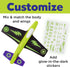 Creativity for Kids Stunt Squadron Glow-in-The-Dark Foam Fliers - Create 3 Foam Airplane Toys, STEM Kits for Ages 5-8+