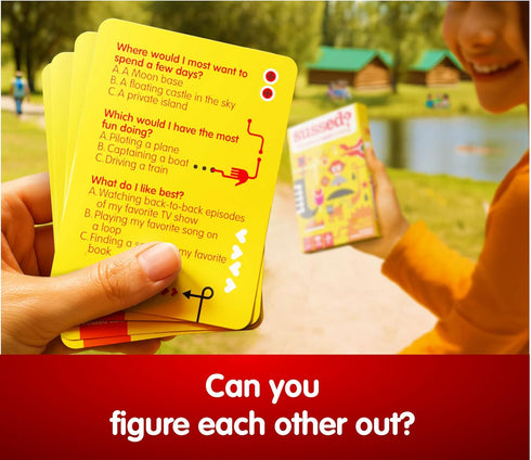 Summer 6 Pack SUSSED The Wacky What Would You Do Social Card Game - Fun & Easy Activity for Kids - Family Travel Game