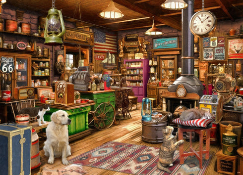 General Store Jigsaw Puzzle - 1000 Piece by Vermont Christmas Company - Fully Interlocking Pieces