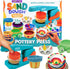 Made By Me! Sand Dough Sculpt & Paint Creations! Pottery Press, Sand Dough Bowl Kit for Kids, Great Arts & Craft