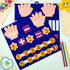 2 Handmade Felt Finger Toy Set, Felt Math Toys for Kindergarten Learning, Counting Finger Boards Addition Subtraction