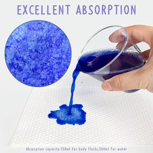 100 Packs Super Absorbent Urine Pads Portable Child Used with Travel Potty Bags Disposable Liners for Toddlers, Toilet