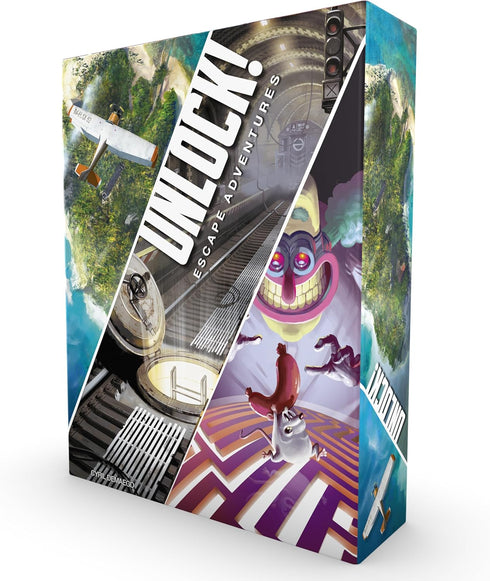 10+, 1-6 1 UNLOCK! Escape Adventures Card Game - Escape Room-Inspired Cooperative Adventure, Fun Family Game for Kids