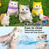 Big Hand Painted Cat Squishy ToysLarge Cute Ultra Soft Kitty Squeeze Fidget Toys for Stress Relief ,Kawaii Squishies