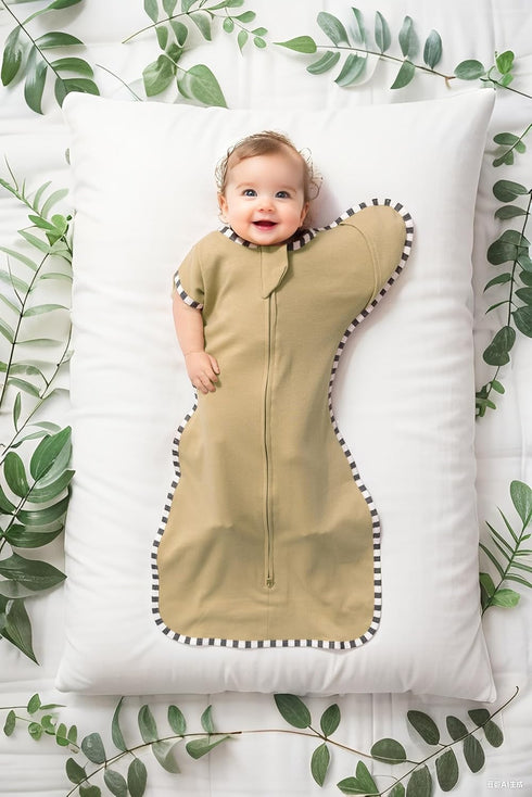 DONOMILO 2-Pack Set, Baby Transition Swaddle Breathable Infant Sleep Sack, Soft Swaddling Sack for Boy Girl