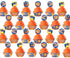 Dart War Cupcake Kit - 48 pieces with 24 Cupcake Toppers and 24 Cupcake Wrappers for Dart War Party Decorations