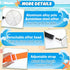 2 Pack 21.6"~33" Sand Sifter with Seashell Bags - Adjustable Shark Tooth Sifter for The Beach Seashell Collecting, Mesh