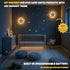 106 Set Dimmable 90 KALEOLI Star Wall Night Light with Moon and Stars Wall Decals for Nursery Rechargeable & Crib