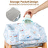 Sprouterie 2 Pack High Chair Cover for Baby Restaurant Blue and Pink Highchair Covers for Restaurant Waterproof