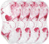 decor gift 4 Pack 22x11in Cotton Baby Muslin Burp Cloths Breathable Heart Marble Valentines Baby spit up Cloth