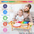 Kids Drum Set for Toddlers - 7 in 1 Montessori Preschool Musical Toys, Drum Kit, Xylophone, Tambourine Birthday Gifts