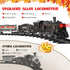 Set 3 4 5 6 7 8+ Hot Bee Train for Boys, Metal Alloy Electric Trains w/Steam Locomotive, Cargo Cars & Tracks, Train