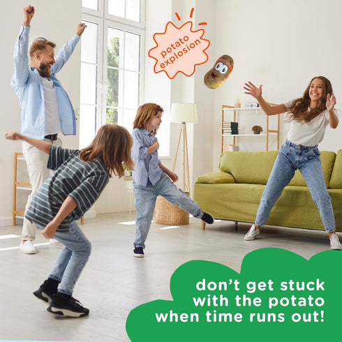 Move2Play Pass The Potato, Fun Indoor & Outdoor Kids Game for Ages 4-8, Birthday Party Toy
