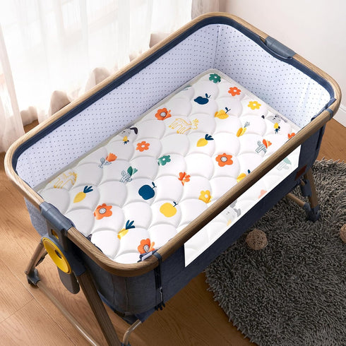 47 23.6 inches- VIVIDVIBEBEARPAS Baby Bassinet Mattress x Firm Support and Comfort Premium Foam,Noiseless