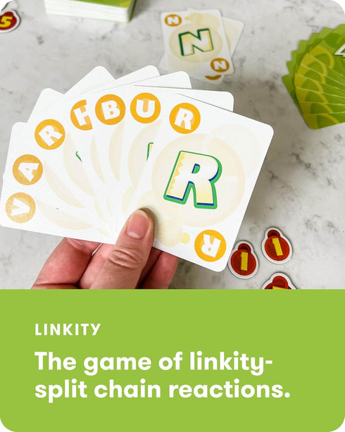 8 3-8 SimplyFun Linkity - Engaging Vocabulary and Word Association Educational Game for Ages & Up, Perfect Word Game