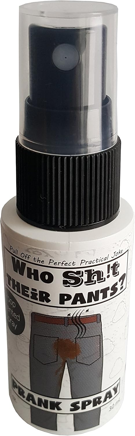 Who Sh.. Their Pants? Diarrhea Scented Fragrance Spray, 30ml, Ultra-Strong Realistic Poop Odor