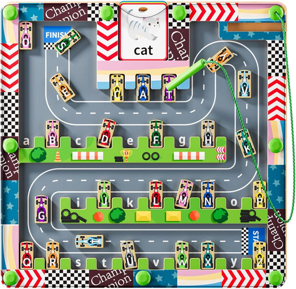 LADFAR Magnetic Maze Montessori Toys Toddler Toys & Kids Games Designed for Preschool