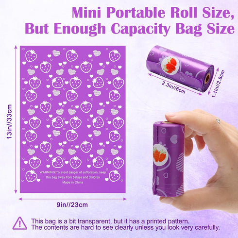 150Pcs Luxiv Sanitary Napkin Disposal Bags, Pink Disposable Sanitary Bag Personal Care Disposal for Tampons Trash Bag