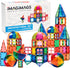 Magnetic Building Tiles, 48 Piece Architectural Dome Set for Kids, Educational Creative Learning Activity for Ages 3+