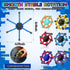 36PCS 8-12,Fingertip Transformable Fidget Spinners,Fidget Party Favors,Sensory Bulk Robot Fidget Stress Relief Toys