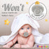 6-12 6-12 SWEETIE Rubber Pacifier Natural Rubber Pacifier Rounded Grey Medium Month (Medium Months, Grey)