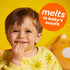 1 (Pack 8) Happy Baby Organic Creamies Freeze Dried Fruit, Veggie, & Coconut Cream Snacks, with Apple, Sweet Potato