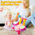 Kids Drum Set for Toddlers 1-3 - Musical Baby Girl Toys, Educational Microphone Instruments for 1 Year Old Gifts