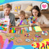 1100+ Set, 3 4-8, 8-12, SMILESSKIDDO Arts Craft Supplies for Kids - PCS Toddler DIY Craft Art Supply Portable Layered