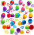 24 JOYIN Pcs Easter Egg Stampers Toys for Easter Eggs Hunt Game, Basket Stuffers Fillers, Kids Gifts, Party Favor, Self