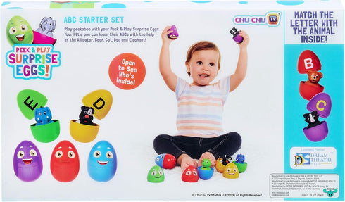 Peek & Play Surprise Eggs Set by Chuchu TV: ABC Starter