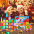 Magnetic Tiles Building Blocks for 3-8 Years Old Boys Girls, Colorful Magnet Stacking Toys Birthday Gift for Kids