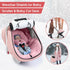 Winter Baby Car Seat Cover, Waterproof Carseat Cover with Zipper Peep Window, Warm Sherpa Fleece Lining, Universal