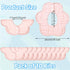 Geyoga 10 Pcs Baby Bibs, 360° Rotate Bandana Muslin Drool Bibs, Petal Bibs, Burp Gauze Cloths, Absorbent