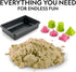 NATIONAL GEOGRAPHIC Play Sand - 12 Lbs. Natural Sand with Castle Molds - Fun Sensory Activity